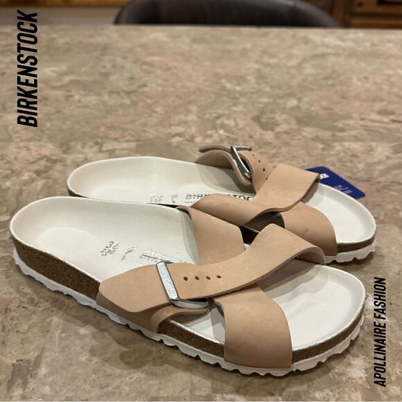BIRKENSTOCK SIENNA SANDALS IN PINK BLUSH SIZE 36 - Picture 4 of 5